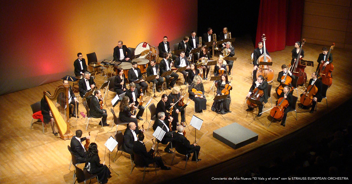 Concierto de Año Nuevo “El Vals y el cine” con la STRAUSS EUROPEAN ORCHESTRA.