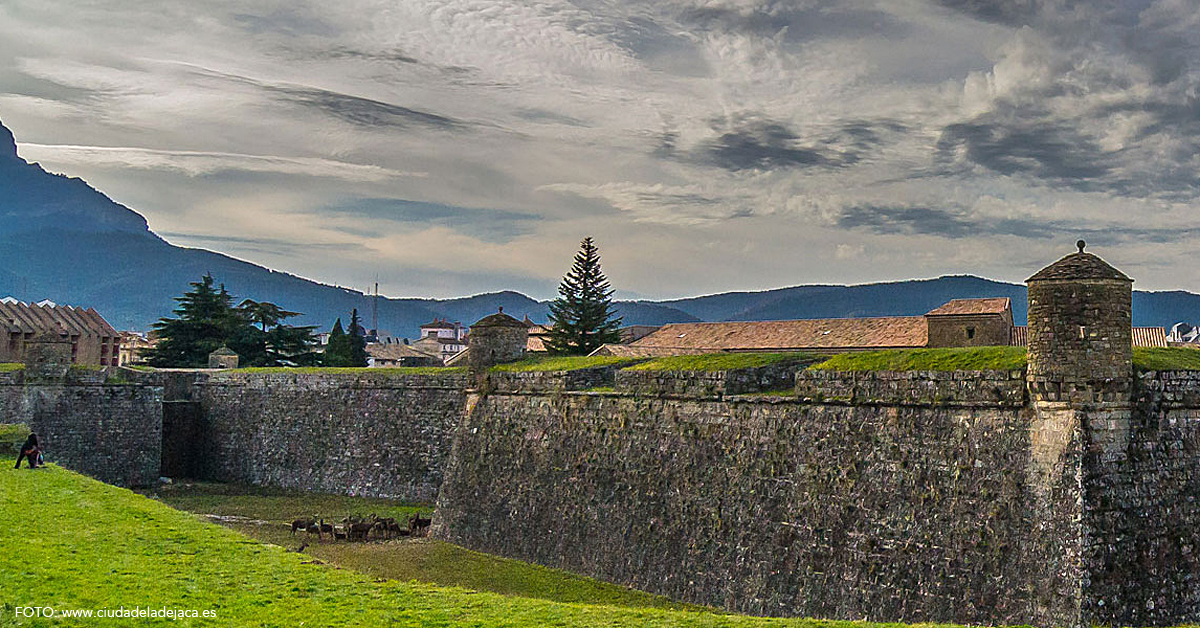 El Castillo de San Pedro, que en 2018 alcanzó las 90.000 visitas, es una de las propuestas imprescindibles de Jaca. Un polo de atracción no solamente para los turistas que nos visitan sino también por los jacetanos que acuden a descubrir sus exposiciones, las visitas teatralizadas, la actividad “Ecociudadela” que permite conocer los ciervos que habitan su foso o las recreaciones que se desarrollan en su interior.
