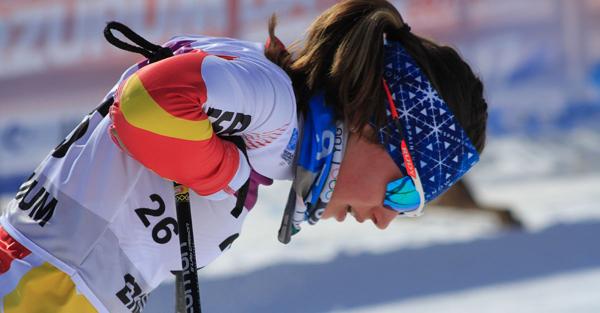 Alba Puigdefábregas, Martí Vigo e Ibón Mintegui en la Universiada Krasnoyarsk 2019