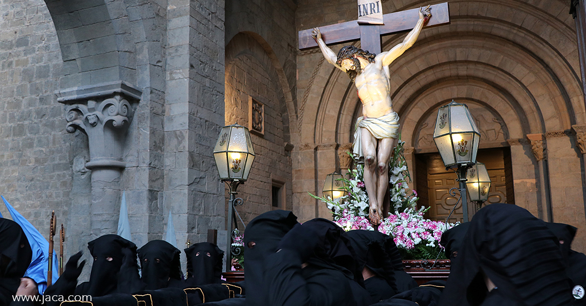 La Semana Santa de Jaca: Hermandad de la Soledad de Nuestra Señora.