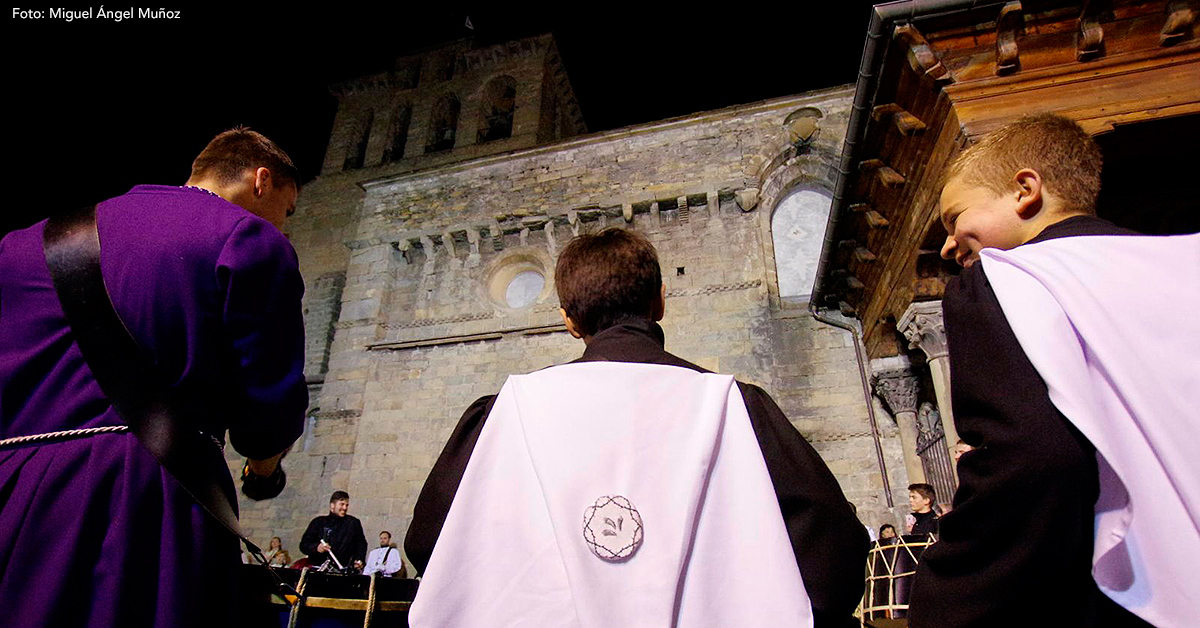 La Semana Santa de Jaca: Hermandad de la Soledad de Nuestra Señora.