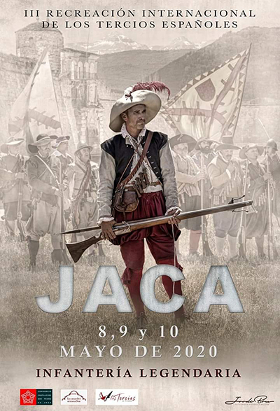 Del 8 al 10 de mayo de 2020, el Castillo de San Pedro de Jaca será la sede de una nueva edición de la Recreación de los Tercios, que duplicará el número de recreacionistas y trae muchas sorpresas. La Ciudadela de Jaca es la mejor conservada de nuestro país y una de las mejores de Europa lo que ha contribuido a que la cita tenga un especial atractivo para los aficionados que participan. Como en anteiores ocasiones tendremos diferentes escenarios que reproducirán los campamentos y la vida en aquella época pero también podremos disfrutar de batallas en el Glacis y hasta un asalto a la fortaleza. 