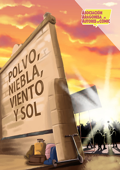 En cuanto al cómic VillaNoir reunirá a Juanfer Briones, Javier Marquina y Cristina Hombrados y a dos jóvenes autores aragoneses con gran proyección internacional, Sara Soler y Álvaro Ortíz. Y además gracias a la colaboración del encuentro con la Asociación Aragonesa de Autores de Cómic (AAAC), Villanúa acogerá la presentación oficial de una publicación, y exposición itinerante, muy especial, "Polvo, niebla, viento y sol". Se trata de una publicación gratuita y con clara vocación social que ha editado la AAAC para contribuir a la reivindicación de que nuestros pueblos son territorios vivos, que no solo se enfrentan a la consideración cargada de connotaciones preconcebidas derivada de ese término, sino también a un preocupante reto demográfico y al envejecimiento de la población.