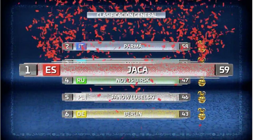 Jaca compite y gana en “Juegos sin fronteras” de Tele5