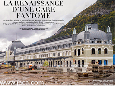 La Estación de Canfranc, protagonista en "Le Figaro" 