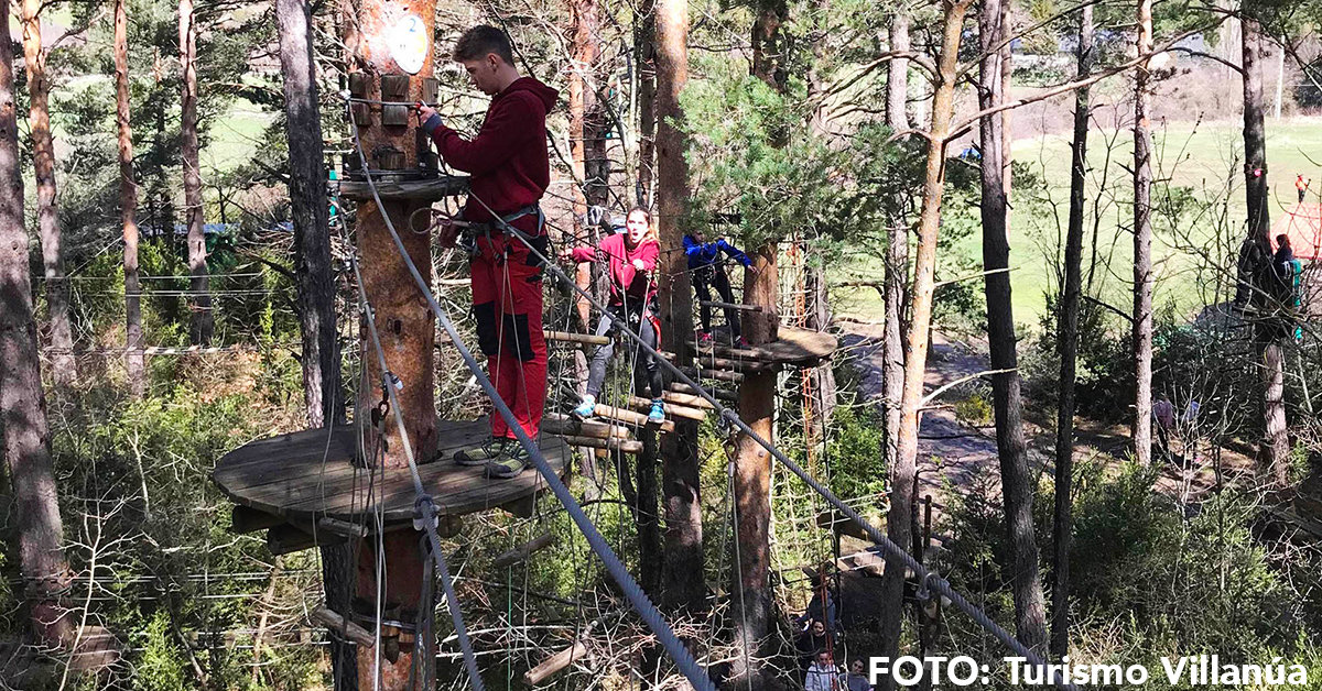 Arranca la temporada de verano este sábado, 20 de junio, con la reapertura de la Cueva de Las Güixas y el Parque de Aventura Amazonia-Pirineos, con 5 circuitos distintos y más de 60 juegos en los árboles, entre tirolinas, puentes, redes y otros elementos. Las entradas, exclusivamente a través de la web www.turismovillanua.net