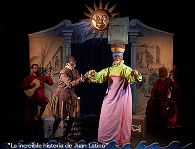 El siguiente miércoles 19 la cita será en el Palacio de Congresos con el Teatro de Claroscuro que nos presentará “La increíble historia de Juan Latino”. Una zarzuela barroca para adultos y niños a partir de 6 años que nos relatará la increíble historia de Juan Latino, uno de los personajes más fascinantes del siglo XVI: un esclavo negro que alcanzó el respeto y la fama gracias a su talento y a un amo que supo ver en él a un hermano. Pero ante todo es una fiesta de música y teatro, una invitación a la tolerancia y al respeto, una evocación del mestizaje sonoro y visual de la España de los Siglos de Oro. Las entradas estarán a la venta en el Palacio de Congresos y www.congresosjaca.es.