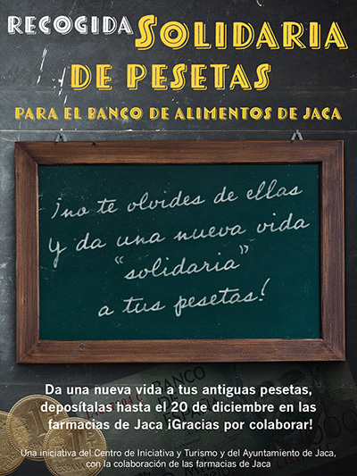 La acción, promovida por el Centro de Iniciativa y Turismo y el Ayuntamiento de Jaca, se pone en marcha tras la fantástica acogida de las propuestas previas que se han desarrollado dentro de “Jaca Solidaria” y que sirvieron para conseguir fondos para ayudas y equipos durante la crisis del COVID.