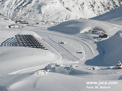 Todo listo en el renovado Stadium SPAINSNOW de Biatlón en Candanchú