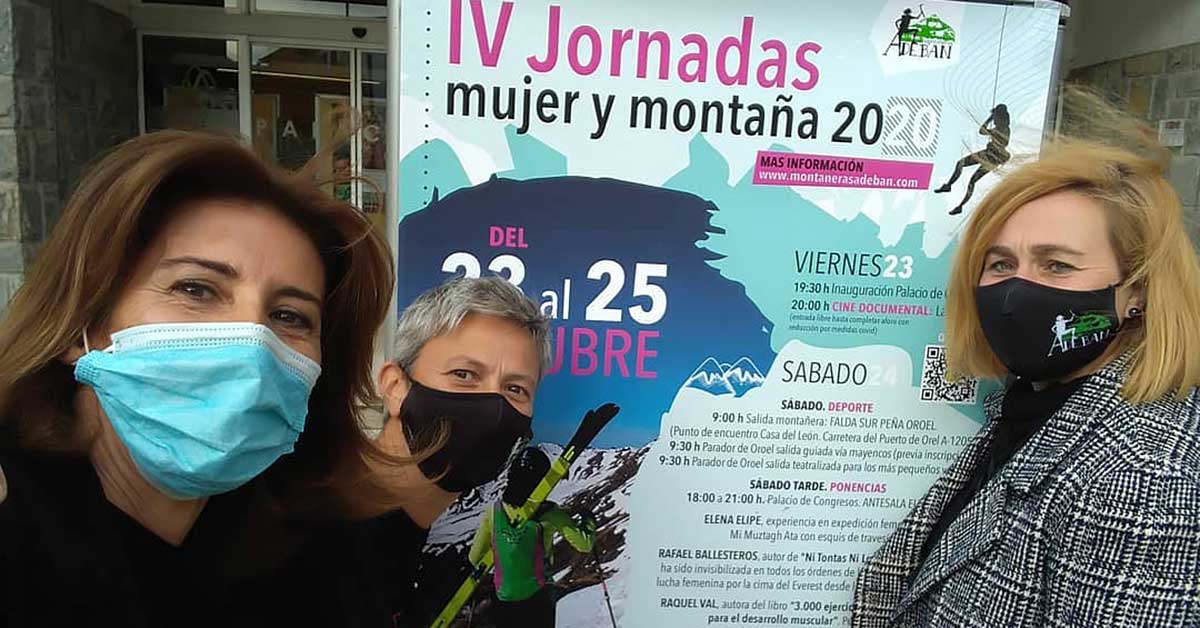 Las jornadas organizadas por Montañeras Adebán se desarrollarán con aforos restringidos (imprescindible inscripción) y ponencias en streaming; en el programa, proyección, salidas y ponencias de Elena Felipe, Rafael Ballesteros y Raquel Val. Toda la información, enlaces al streaming y a las inscripciones pueden consultarse en la web www.montanerasadeban.com