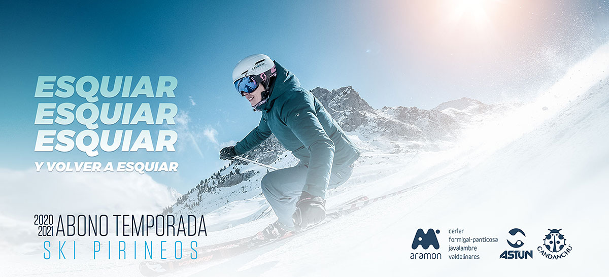 El mayor dominio esquiable de España, vuelve a reunir a las estaciones de Astún, Candanchú y el grupo Aramón (Cerler, Formigal-Panticosa, y también las de Javalambre y Valdelinares), para ofrecer 390 kilómetros de pistas para disfrutar del esquí, en un mismo abono de temporada con 15 días de esquí garantizados.