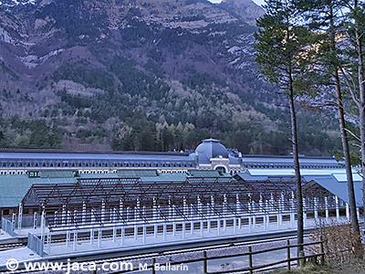 Todo listo para la inauguración de la nueva Estación de ferrocarril de Canfranc