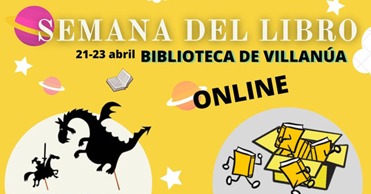 La Biblioteca de Villanúa, coincidiendo con el Día del Libro y la festividad de San Jorge, nos propone una Semana de Libro que también se celebrará online a través de su canal de Facebook y Youtube 