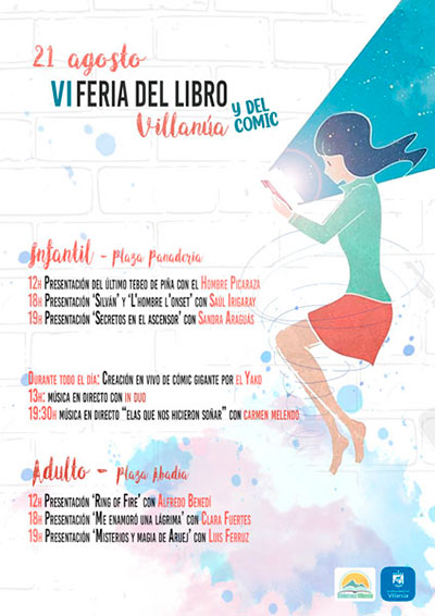 Feria del libro y del cómic en Villanúa

18/08/2021. Jaca 

Un año más el 21 de agosto, Villanúa y su biblioteca celebran la Feria del Libro y del Cómic, al aire libre y respetando todas las medidas anticovid, con actidades para todos: presentaciones de libros, creación de cómic, concierto con Carmen Melendo e In dúo... cita con la cultura este sábado en Villan