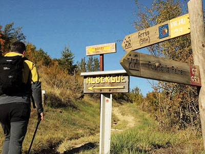 ‘Chino chano’, en el Camino de Santiago de Jaca a Arrés