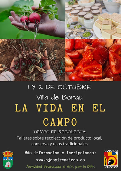 Es también un evento para que los residentes en Borau y alrededores, conocedores de la zona y protagonistas del paisaje rural y su entorno, puedan participar en las jornadas. El programa de las jornadas propone talleres para niños y mayores, dinamizados por emprendedores locales, una visita "Mirador del Pirineo" para conocer el entorno natural de Borau y una exposición itinerante con la que difundir casos reales de adaptación al cambio climático en España, contados por sus propios protagonistas.