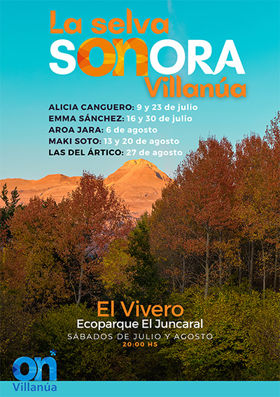 Un magnético espacio arbóreo —El Vivero— dentro del Ecoparque El Juncaral, es el escenario todos los sábados de julio y agosto de un ciclo de conciertos en pequeño formato, protagonizado íntegramente por jóvenes artistas con raíces en la Jacetania. 