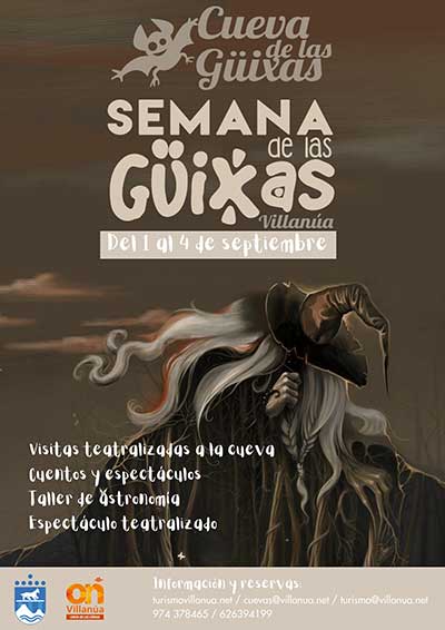 La Semana de Las Güixas es una fiesta cultural en la que se pretende recuperar la tradición oral y la memoria histórica a través de la teatralización y el humor con actividades creativas, viables y sostenibles.