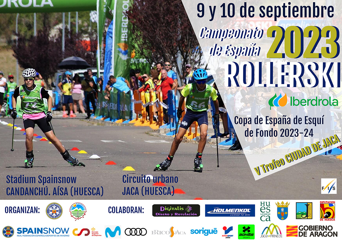 Trofeo de Jaca - Campeonatos de España de Rollerski Sprint y Copa de España de Esquí de Fondo 2023-24 