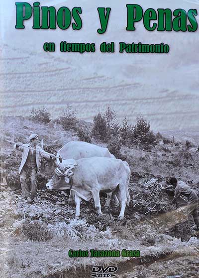 "Pinos y penas" es el titulo del libro y estudio que Carlos Tarazona publicó en 2019 y que refleja a través de casi 1000 páginas los resultados  de una investigación sobre la política forestal aplicada por el Patrimonio del Estado en la provincia de Huesca. Narra el proceso de compra del centenar de pueblos o pardinas, como sus vecinos tuvieron que irse tras vender sus propiedades, o en el menor de los casos, tras ser expropiados, y cómo estos lugares sirvieron de albergue a algunos de los trabajadores que reforestaban los montes. 