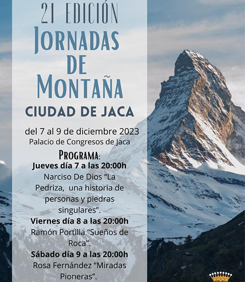 Jornadas de Montaña Ciudad de Jaca del 7 al 9 de diciembre