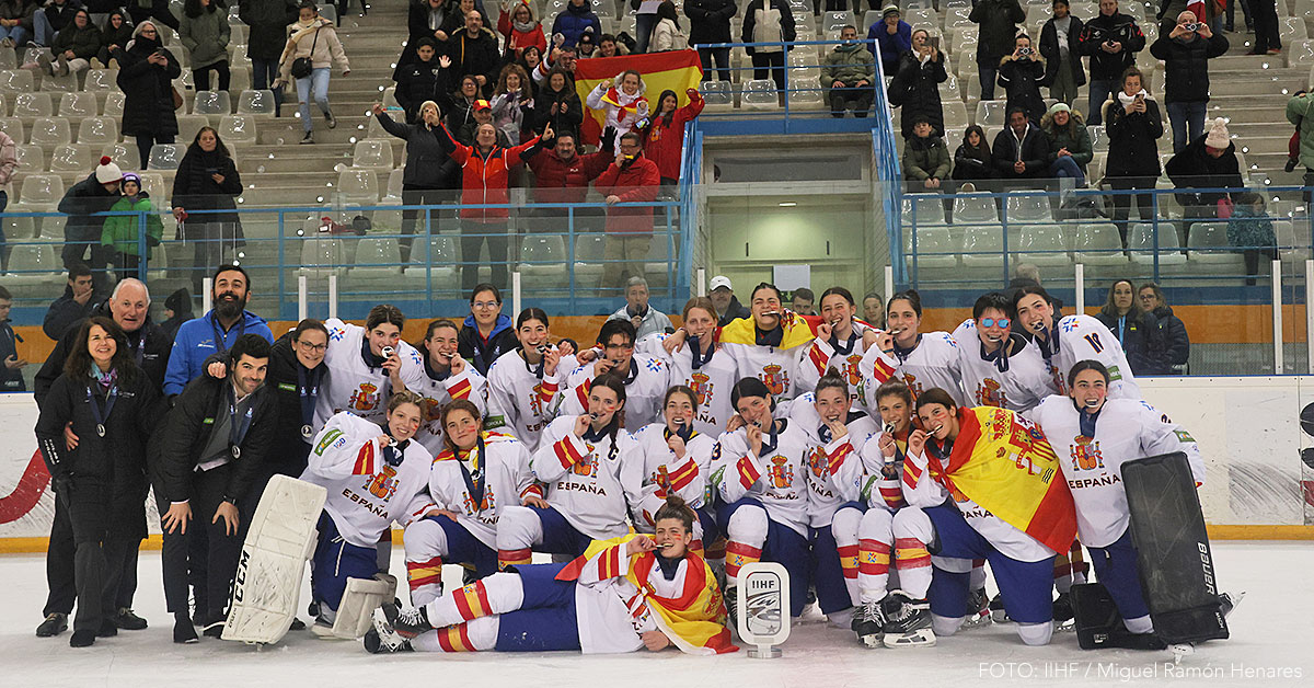 España consigue la plata en el Mundial U18 Femenino de Jaca