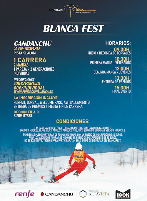 I Carrera Solidaria de Esquí ‘Blanca Fest’ en Candanchú