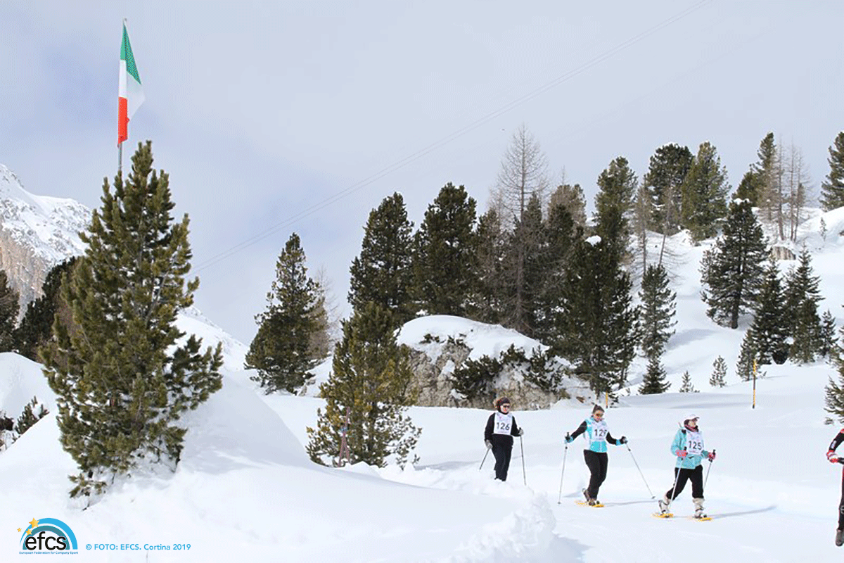 Juegos de Invierno Europeos de Deporte de Empresas . Cortina 2019 ©EFCS