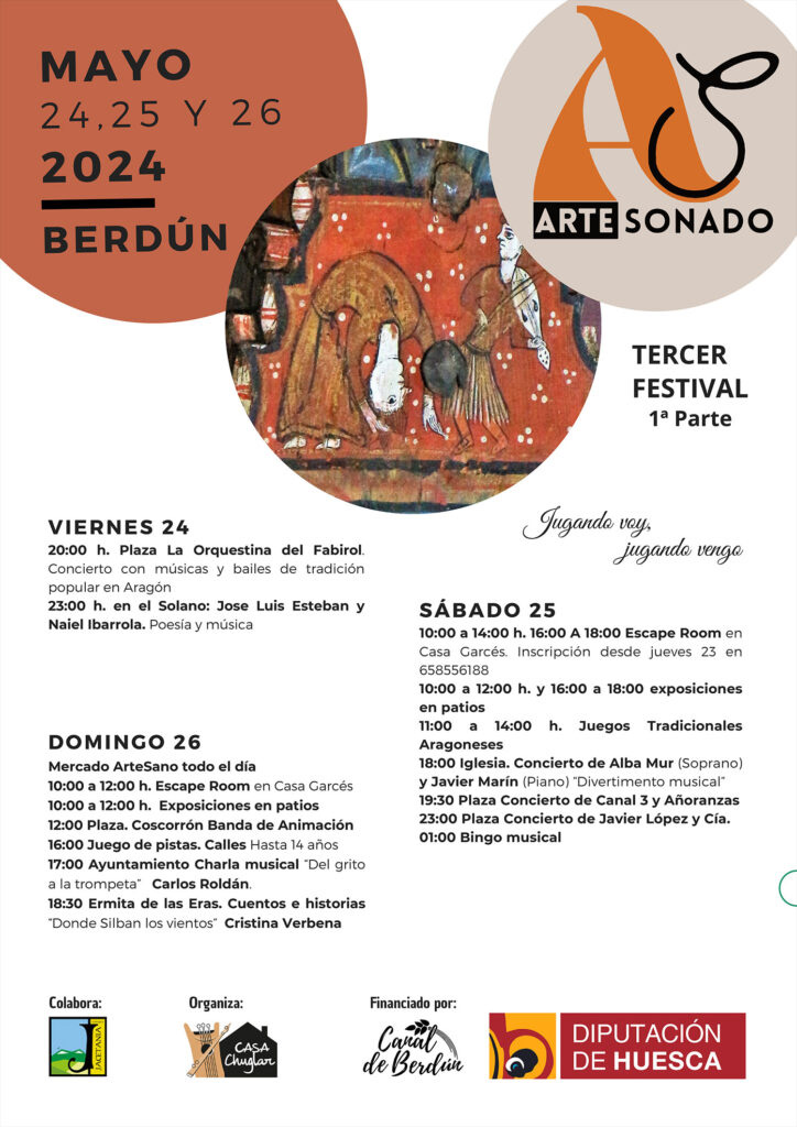 Cita este fin de semana en Berdún con "ArteSonado 2024"