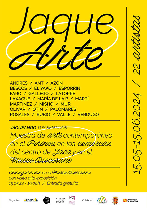 Comercio y arte se dan la mano en Jaquearte