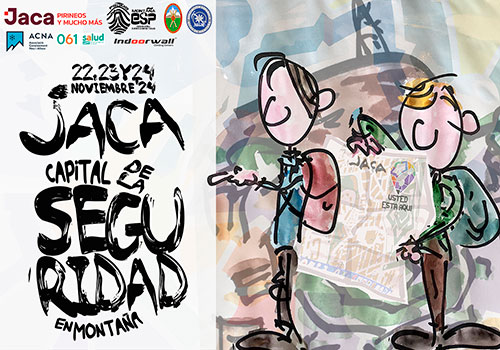 Del 22 al 24 de noviembre, y dentro del "Mes de la Montaña", Jaca será la sede de las Jornadas de Seguridad que organizan FEDME y Ayuntamiento de Jaca. Un evento con actividades para distintos perfiles pero siempre con la montaña y la seguridad como protagonistas... Leer más... 