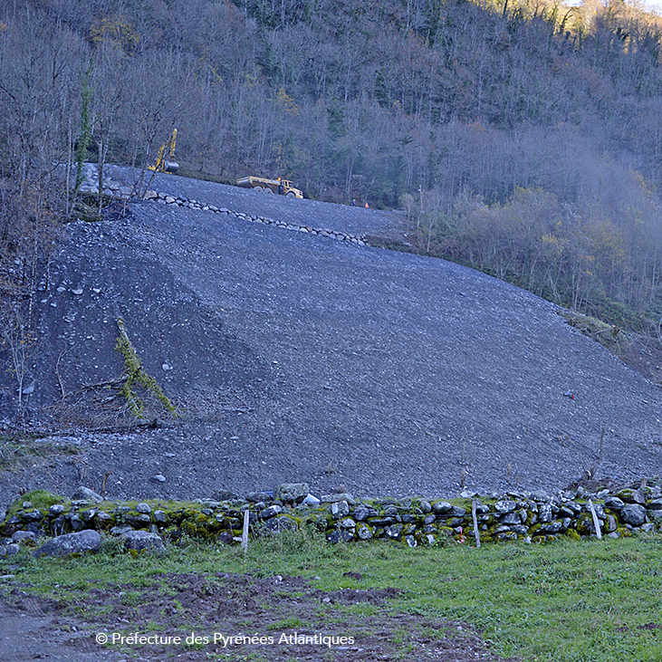 La carretera RN134 en el Valle de Aspe reabrirá el próximo 20 de diciembre