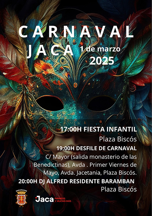 Fiesta de Carnaval para todos, el 1 de marzo en Jaca