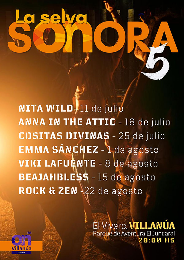 11 de julio: Nita Wild
18 de julio: Anna in the Attic
25 de julio: Cositas Divinas
1 de agosto: Emma Sánchez
8 de agosto: Viki Lafuente
15 de agosto: Beajahbless
22 de agosto: Rock & Zen